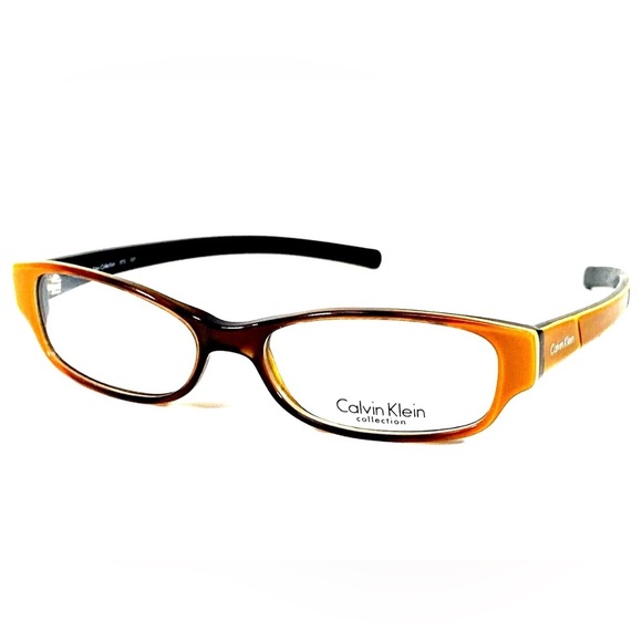 Calvin Klein Collection Eyeglasses Frame 673-107 Rectangle 50-15-135 - Picture 1 of 9